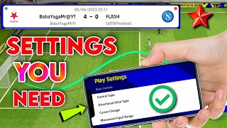 Game Changing Secret Settings You Must Try in eFootball 2023 Mobile [upl. by Nnylodnewg920]