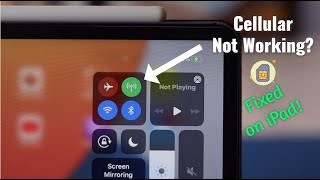 iPads How to Fix quotiPad Cellular Data Not Workingquot [upl. by Llerdnad]