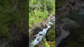 Healing beauty of Hemavan hemavan sweden nature waterfall relaxing exploresweden [upl. by Dlonra]