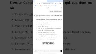 French exercises with ChatGPT 🤖📒  French  Day 139 french languagelearning challenge [upl. by Nichola328]