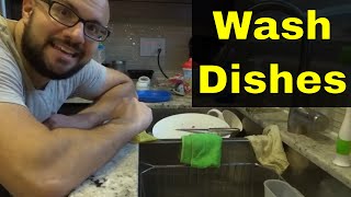 How To Wash Dishes Fast By HandTutorial For Speed Cleaning [upl. by Aicilef]