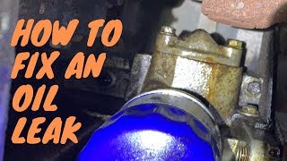 Fixing an oil leak on a 62L Cadillac Escalade Yukon Denali Tahoe Suburban Silverado [upl. by Naot230]