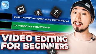 Basic Video Editing Tutorial In Movavi Video Editor 2021  Beginner’s Guide with Movavi Video Suite [upl. by Ysset]