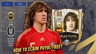 FIFA MOBILE 22 • HOW TO CLAIM CARLES PUYOL FOR FREE  ICON JOURNEYS EXCHANGE 😲 [upl. by Orling]