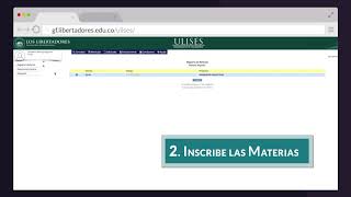 Tutorial Inscripción de Materias [upl. by Imyaj]