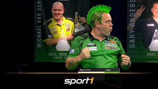 SnakebiteSpektakel Sein 9Darter im Video  SPORT1 [upl. by Philbert]