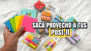 7 Formas de usar y aprovechar tus PostIt’s✨ [upl. by Inalan]