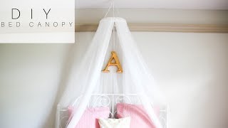 DIY Bed Canopy for Under 10 [upl. by Yvonne17]