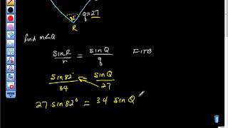 Geometry Law of Sines Arcsin INVERSE SINE [upl. by Hgielrac]