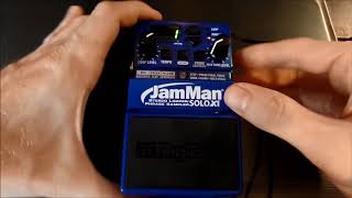 DigiTech JamMan Solo XT basic tutorial instructions [upl. by Pricilla]