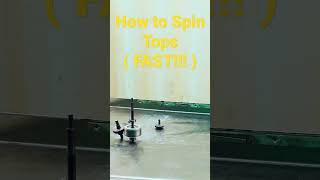 Top spinning hacks How to Spin Tops Fast [upl. by Clarita]