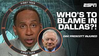 Stephen A NAMES JERRY JONES as the reason for the Cowboys’ problems 🤠  First Take [upl. by Isidro566]