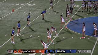 Benicia Flag Football vs Vacaville [upl. by Aylsworth]