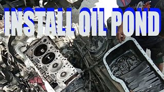 4HF1 INSTALL OIL POND  GASKET l VLOG 61 [upl. by Eselahc]