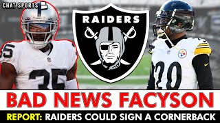 BAD NEWS For Brandon Facyson Raiders Rumors From Antonio Pierce  NFL Free Agent CB Targets [upl. by Aksoyn]