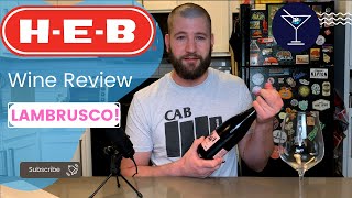 HEB Lambrusco Wine Review [upl. by Roldan916]