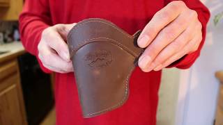 Barsony Brown Leather IWB Holster Review [upl. by Rocher244]