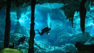 Extreme Deep Underwater Caves Diving Full Documentary [upl. by Alaecim]