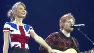 Lego House  Taylor Swift and Ed Sheeran  Red Tour  MultiCam  February 1 2014 [upl. by Enaelem418]