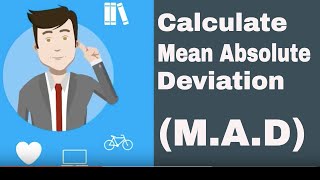 Calculate Mean Absolute Value MAD [upl. by Haggai]