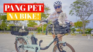 PANG PET NA BIKE  MARUISHI PET PORTER BIKE CHECK [upl. by Epuladaugairam948]