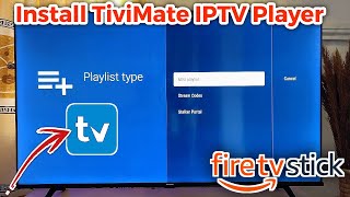 How to Install TiviMate on Firestick [upl. by Karr]