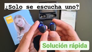 🔇 Auriculares F9 vinculación correcta y rápida solo se escucha uno [upl. by Pierce664]