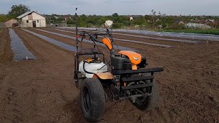 Înfoliere și erbicidat cu motocultorul O mac 12 000 și O mac PV 10 000❌️Agricultura la un alt nivel🚜 [upl. by Anigroeg]