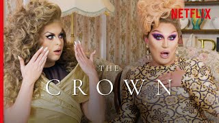 Drag Queens The Vivienne amp Cheryl Hole React to The Crown  I Like to Watch UK Ep 5 [upl. by Jarad512]