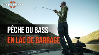 Pêche du Blackbass en lac de barrage  SAKURA 📺 Tanguy MARLIN [upl. by Sema533]