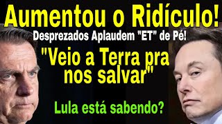 RIDÍCULO SEM FIM BOLSONARO quotMUSK VEIO NOS SALVARquot APLAUDIDO DE PÉ LULA BLINDAGEM DE INFORMAÇÃO [upl. by Hamish]