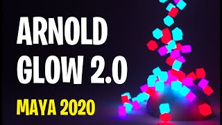 Arnold Glow in Maya 2024 [upl. by Animahs]