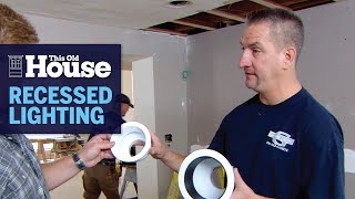 How to Retrofit Recessed Lighting  This Old House [upl. by Enaud249]