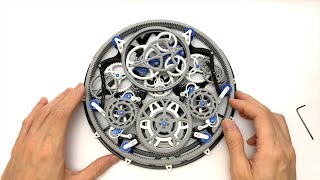 Cool 3D Printed Mechanical Clock  Tourbillon Mechanica FDM Version Assembly Guide [upl. by Redla]