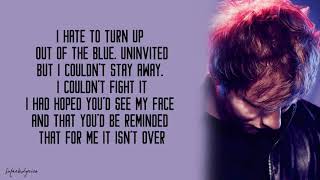 Ed Sheeran  Someone Like You Lyrics [upl. by Norita175]