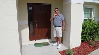 Protecting a Front Door with Storm Stoppers  Hurricane Window Protection [upl. by Cicero853]