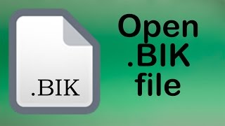 How to Open BIK file extension HD  Narration [upl. by Hpeseoj]