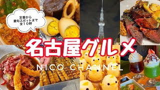 名古屋グルメ！2022地元民がオススメする名店から穴場、最旬グルメスポット😊10軒飯テロ‼️名駅、栄、大須 [upl. by Streeter890]