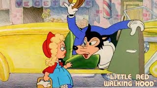 Little Red Walking Hood 1937 Warner Bros Merrie Melodies Cartoon Short Film  Review [upl. by Jacquenette521]