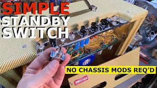 Install a STANDBY SWITCH in a tube amp without any chassis modifications  1 switch ONOFF amp STANDBY [upl. by Norine]