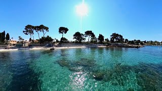 Antibes French Riviera Côte DAzur France  best beach bluest Water The Best of South of France [upl. by Bondon]