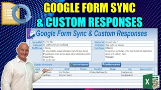 How To Sync Google Forms To Excel and Automatically Send Custom Email Responses [upl. by Redmond247]