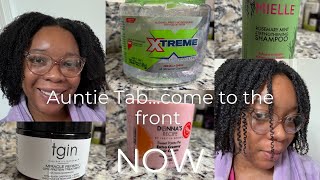 Wash and Go  Donnas Recipe Sweet Potato Pie Extra Creamy Hair Cream  Wetline Xtreme Gel [upl. by Darby]