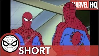 Spidey Gets Zapped  Marvel MashUps SpiderMan amp Amazing Friends  Shocker [upl. by Arteid]