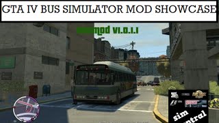 GTA IV BUS SIMULATOR MOD [upl. by Akenet]