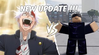 Gojo Update Sorcerer Battlegrounds Anime Comparison [upl. by Sharyl]