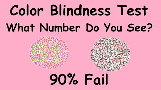 Color blindness Testing  Are you colorblind  Vision Test From Home  Free Online Ishihara Test [upl. by Aisatsan]