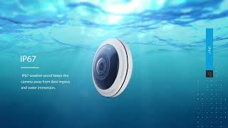 Milesight 360° Panoramic H265 Fisheye Network Camera [upl. by Sorenson353]