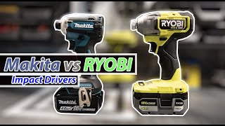 Makita vs Ryobi Impact Drivers [upl. by Amatruda]