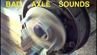 bad 5707 rear axle bearing sounds [upl. by Niehaus616]